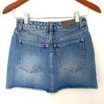 NWT Carmar Colin Half Zip Denim Mini Skirt Cotton Jean Womens Sz 25 Blue Photo 2