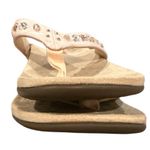 Vionic Lucia Pink Snakeskin Bejeweled Embellished Womens T-Strap Thong Sandals 9 Photo 6