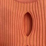Le lis Danna Coral knit tank front cut out crop top sleeveless pink orange Photo 8