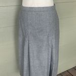 Vintage Nat Kaplan Couture Wool Skirt Suit Gray Size 10 Photo 8