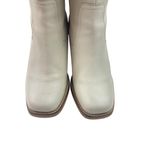 Anthropologie * Seychelles Turbulent Chunky Boot Womens 8.5 Ivory Leather Cowgirl Photo 2