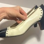 Salvatore Ferragamo  Florence Italian Made Dress Shoes Heels Sz 6.5AAA Navy/white Photo 1