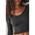 Free People  Intimately Easy To Love Seamless Long-Sleeve NWOT Photo 2