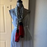 Bill Blass  Black and Red Polka Dot Scarf Photo 6