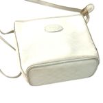 Gucci Vintage 80's  White Bag Micro GG Logo Print Crossbody Purse Gold 1980's Photo 1