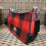 Coach Jes Baguette With Buffalo Plaid Print C6818 Photo 1