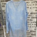 kim rogers  Light Blue Shirt Tunic Top Size Small Photo 1