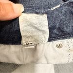 Wrangler Dark Wash Faded Raw Edge Cut Off Boot Leg Mid Rise Womens Jeans 5 X 32 Photo 7