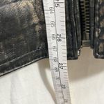 Peck & Peck  100% Leather Jacket Coat Women XL Crocodile Lined Full Zip Metallic Photo 7