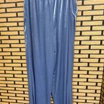 Christian LaCroix  Blue Velvet Pull On Pants‎ Size Medium Photo 0