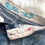 E.land beach Y2K retro denim jean shorts 165/70A Size 28 Photo 2