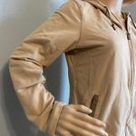Ralph Lauren Lauren  Tan Zipper Hoodie Size Medium Photo 5