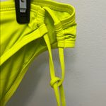 La Blanca Island Goddess Side Loop Hipster Bikini bottoms Vibrant Lime Sz 10 Photo 5