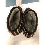 Matiko Brown Suede Studded Booties Anthropologie‎ SZ 7.5 Boots Funky Chocolate Photo 4