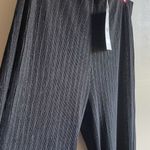 ZARA NWT semi-sheer black pants wide leg sz XL Photo 8