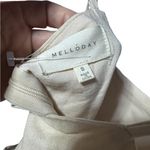 MELLODAY Women's Natural Tank Side Cutout Minidress Linen Blend Small NWOT Photo 11