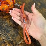 Prada  Tessuto Nylon Wristlet Pouch Bag Orange Sombreros Cactus Colorful Festive Photo 13