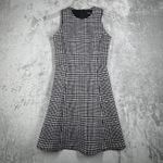 J. McLaughlin Dress Scuba Houndstooth Sleeveless Career Party Fitted Size Small Photo 1