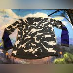 Lisa Todd abstract sweater multi color size small Blue Photo 1