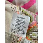 J.Crew Women's Top Stitchwork Striped Cream Pink Embroidered Elbow Sleeves Med. Photo 4