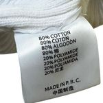 Brandy Melville White Stretch Knit Hooded Crop Sweater Women One Size | 27-24 Photo 2