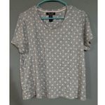 Rene Rofe Sleepwear Short Sleeve Shirt With Shorts Set Size Large Gray Photo 2