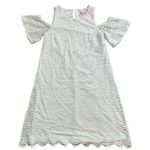 Lilly Pulitzer  white eyelet lace cold-shoulder mini sheath dress size XS Photo 11