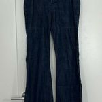 J Brand Size 27 Blue Dark Wash Low Rise Flare Trouser Style Jeans with Pockets Photo 1