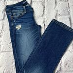 American Eagle  stretch slim boot blue jeans size women’s 2 Photo 7