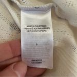 Lucky Brand White Puff Sleeve Boho Floral Print Shirt S Photo 7