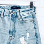 Aeropostale High Rise Curvy Jegging Size 0 Light Wash Distressed‎ Ripped Jeans Blue Photo 13