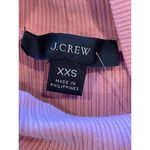 J.Crew ‎ Pink Cotton Blend Ribbed Wide Cuffed Mock Neck Top Size XXS Photo 5