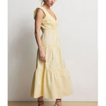 Derek Lam  Tiered Ruffle Midi Dress Size 6 Cotton Cottage Sundress Designer $420 Photo 1