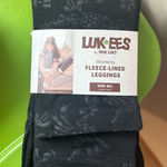 Fleece Lined Leggings Black Size L Photo 0