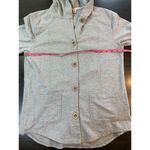 Susan Graver  Hoodie Sweatshirt Jacket Womens Small Cozy‎ Pockets Basic Cabincore Photo 6
