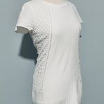 Skies Are Blue White Linen Short Sleeve Mini dress Photo 6