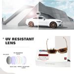 Y2k Sunglasses Women and Men Square Trendy Show shades Retro fashion vogue UV Protection sunglasses Photo 6