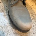 Betsey Johnson Distressed Lace Up Baby Blue Ruffle Side Zipper Combat Boots 6.5 Photo 2