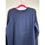 D&Co. Essentials Navy Long Sleeve Cotton Blend T Photo 0