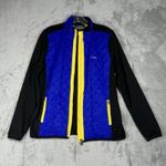 Ralph Lauren Lauren Active Jacket Womens L Black Blue Full Zip Quilted Outdoor Photo 3