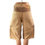 Urban Outfitters BDG Skater Girl Brown Seamed High Rise Denim Bermuda Shorts 24 Photo 1