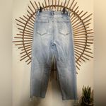 BLANK NYC Womens Baxter Ribcage Straight Leg Jeans Raw Hem Medium Wash Jeans 29 Photo 6