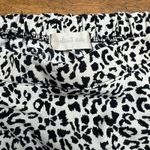 Altar'd State Altard State Pull on Mini Skirt Women's Large Cream Black Leopard Ruffle Front Photo 1