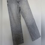 River Island Evelyn Crystal Embellished Rigid Straight Jeans Sz 4 *Flaw* Photo 5