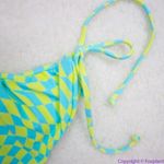 NEW It’s Now Cool x free people checkered wave bikini‎ bottom, M Blue Size M Photo 13
