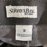 st. john's bay  Straight Leg Gray Corduroy Pants Size 12 Gray Cords Photo 4