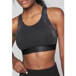 Athleta  Bra Bundle of Aurora Reflective and Elation Strappy Pink Bra Size Med Photo 8