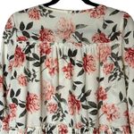 Altar'd State Altar’d‎ State pink green ivory floral babydoll blouse size XS Photo 5