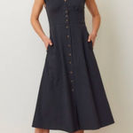 Marine layer  Camilla Midi Dress gray/blue Photo 0