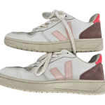 VEJA  Campo Chromefree Leather Sneakers White Petale Rose Shoe Size‎ 7 Photo 0